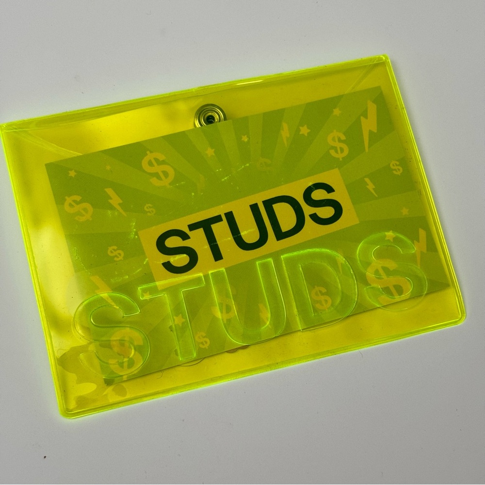 Studs Medium Slim Hoop, Gold, NWT - Picture 11 of 12